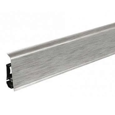 Плинтус пластиковый Arbiton INDO70 17 Алюминий 2,5 м в Иркутске