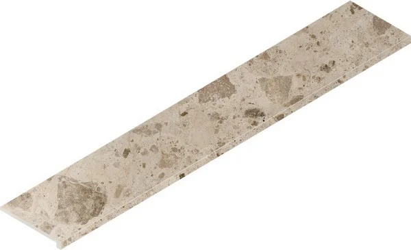 Керамогранит Italon Континуум Стоун Беж Ступень угловая правая 33х160 (Натуральная) в Иркутске