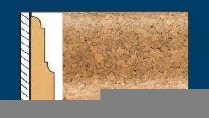 Плинтус пробковый ArtCorkDesing С 103 (Колер 8) 12х65х910 мм в Иркутске