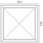 Декоративная панель Orac W123 (33.3x33.3x3.5 см) в Иркутске