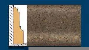 Плинтус пробковый ArtCorkDesing С 103 (Колер 7) 12х65х910 мм в Иркутске