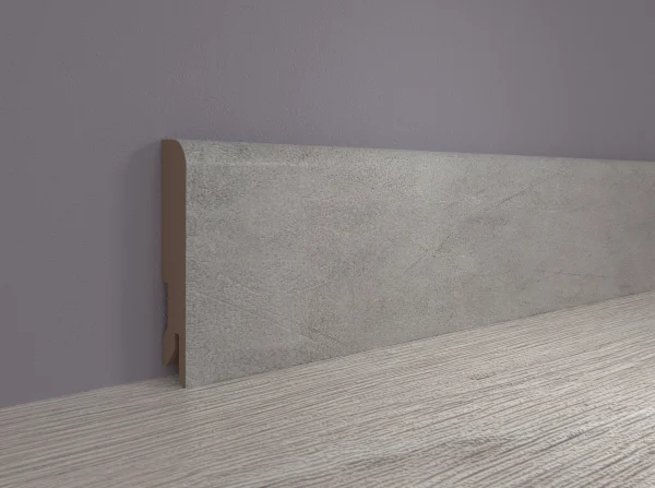Плинтус MDF Bonkeel 24065 Бетон Лофт Натур (100х16х2400 мм) в Иркутске