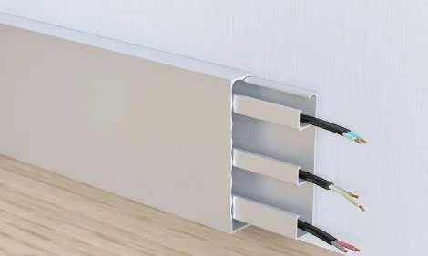 Алюминиевый плинтус Fezard Кабельный ALP-G80 Алюминий 80*15*2500 мм в Иркутске