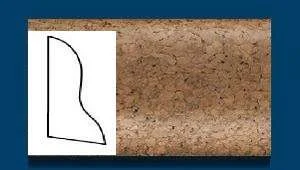 Плинтус пробковый ArtCorkDesing С 102 (Колер 9) 20x40x910 мм в Иркутске