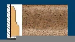 Плинтус пробковый ArtCorkDesing С 103 (Колер 9) 12х65х910 мм в Иркутске