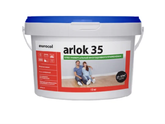 Клей Arlok 35 (13 кг) 230-490 г/м2, контактный для ПВХ покрытий в Иркутске