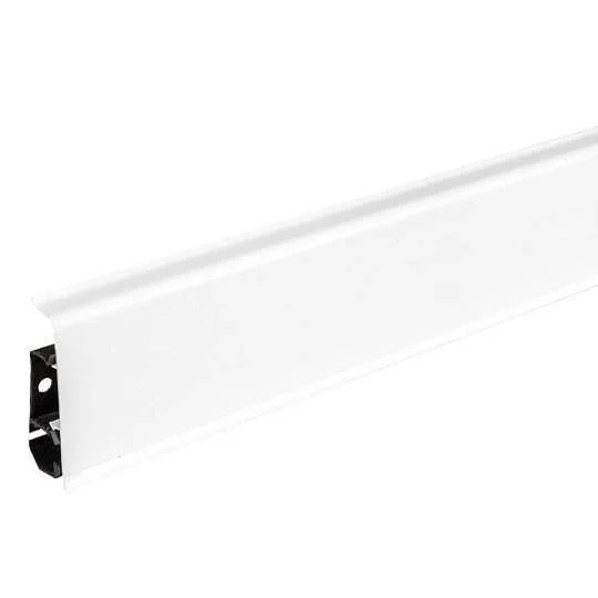 Плинтус пластиковый Arbiton INDO70 01 Белый блеск 2,5 м в Иркутске