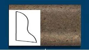 Плинтус пробковый ArtCorkDesing С 102 (Колер 7) 20x40x910 мм в Иркутске