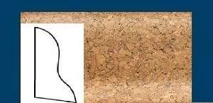 Плинтус пробковый ArtCorkDesing С 102 (Колер 8) 20x40x910 мм в Иркутске