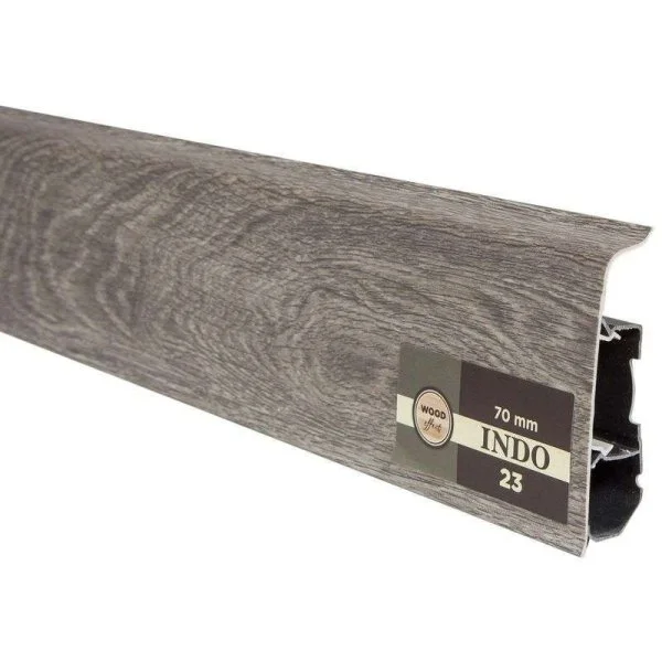 Плинтус пластиковый Arbiton INDO70 23 Дуб Модена 2,5 м в Иркутске