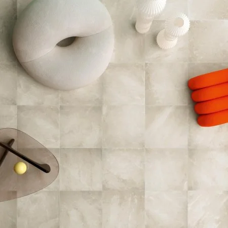 Керамогранит Coliseum Ривьера Уайт 60х60 (Натуральный и Реттифицированный) в Иркутске