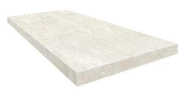 Керамогранит Coliseum Да Винчи Уайт Ступень угловая правая (Натуральный, 33х60) в Иркутске