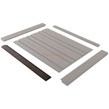 Финишный молдинг LF124A BR396K правый декорированный (42х12х2700мм) в Иркутске