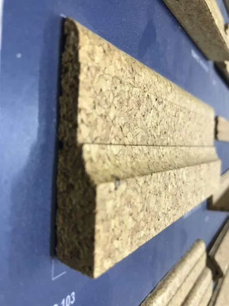 Плинтус пробковый ArtCorkDesing С 103 лакированный 12х65х910 мм в Иркутске