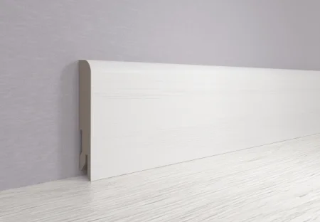 Плинтус MDF Bonkeel 24116 Белый (80х16х2400 мм) в Иркутске