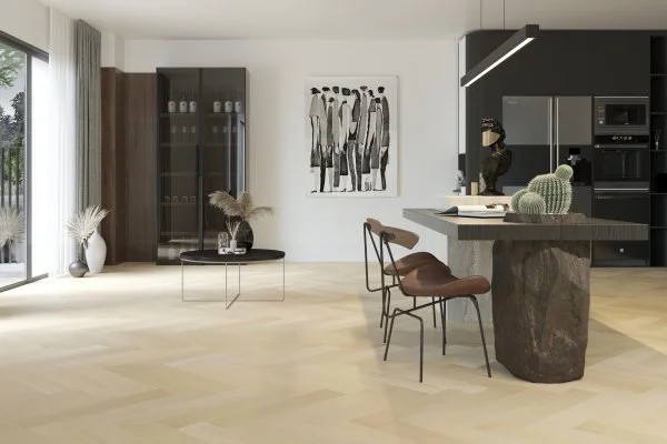 Паркетная доска Quartz Parquet Английская Ёлка Дуб Испанский 33-404 в Иркутске