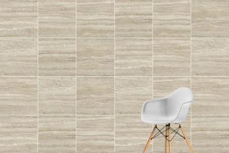 Керамогранит Vitra CityStone Травертин Линейный 60х60 (Натуральная и Реттифицированная) в Иркутске