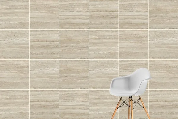 Керамогранит Vitra CityStone Травертин Линейный 60х60 (Натуральная и Реттифицированная) в Иркутске