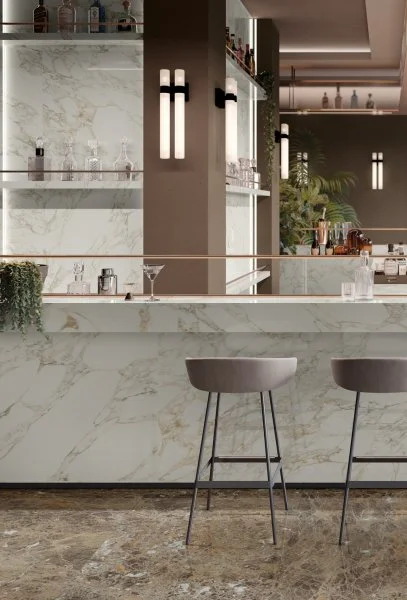 Керамогранит Italon Шарм Делюкс Арабескато Уайт 80х160 (Люкс и реттифицированная) в Иркутске