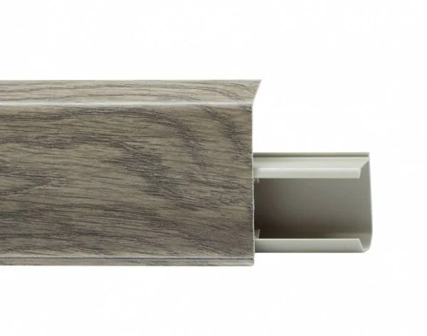 Пластиковый плинтус Royce №532 Дуб Рустикальный (55х23х2200мм) в Иркутске