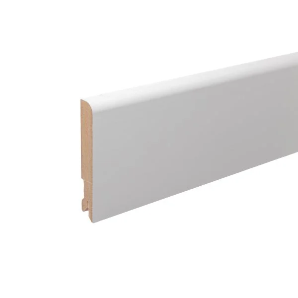 Плинтус MDF Bonkeel 24016 Белый (100х16х2400 мм) в Иркутске