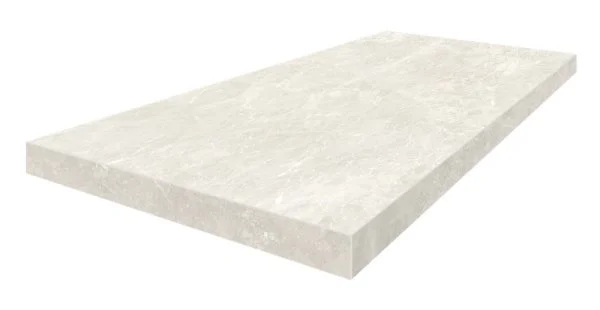 Керамогранит Coliseum Да Винчи Уайт Ступень угловая левая (Натуральный, 33х60) в Иркутске