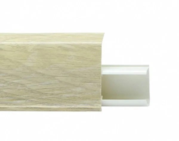 Пластиковый плинтус Royce №508 Серый Опем (55х23х2200мм) в Иркутске