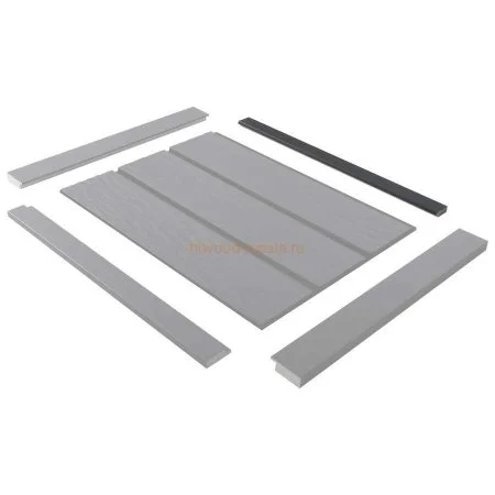 Финишный молдинг LF124B GR15K левый декорированный (31х12х2700мм) в Иркутске