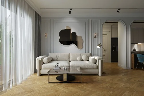 Паркетная доска Quartz Parquet Штучный паркет Вяз Кенигсберг 44-550-62 в Иркутске