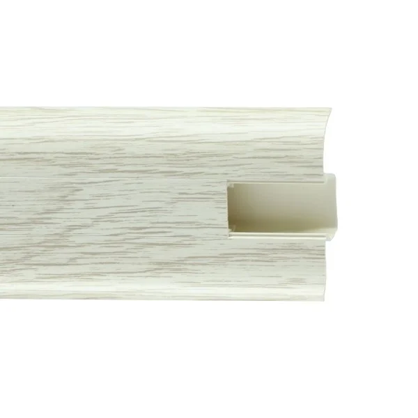 Пластиковый плинтус Royce №851 Дуб Льняной (58х22х2200мм) в Иркутске