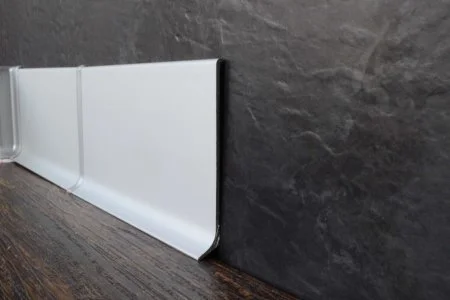 Алюминиевый плинтус ЭлитПроф Анодированный Плоский (80х11х2500 мм) в Иркутске