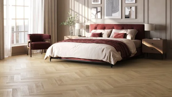 Паркетная доска Quartz Parquet Английская Ёлка Дуб Лимба 33-405 в Иркутске