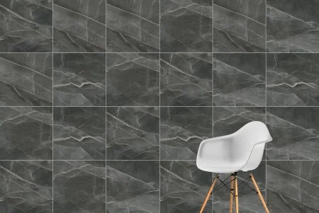 Керамогранит Vitra SityMarble Калакатта Блэк 60х60 (Лаппатированная и Реттифицированная) в Иркутске