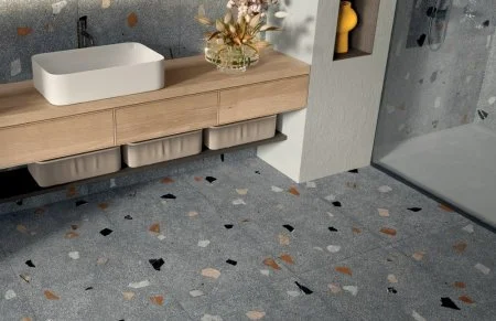 Керамогранит Coliseum Палладио Блэк 60х120 (Натуральный и Реттифицированный) в Иркутске