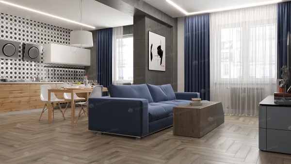 Кварц-виниловая плитка Alpine Floor Parquet Дуб Исида ЕСО 16-15 2.5 мм. 43 класс в Иркутске