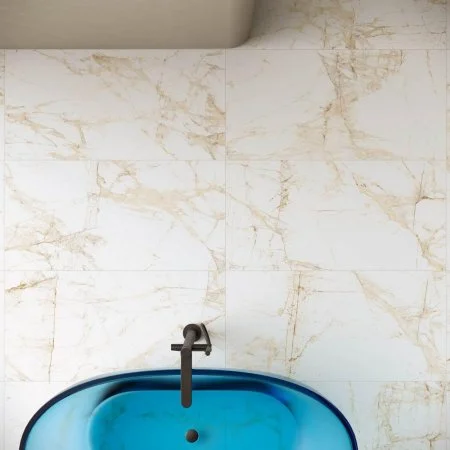 Керамогранит Coliseum Канова Уайт 60х120 (Натуральный и Реттифицированный) в Иркутске