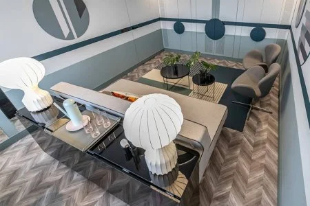 Пробковое покрытие CorkStyle Chevron Silver в Иркутске