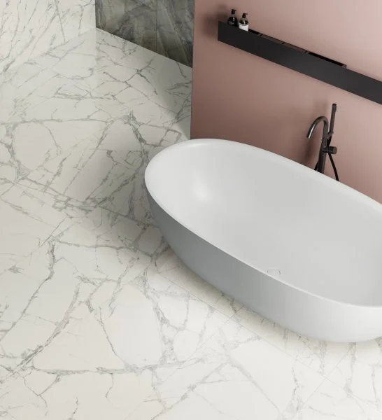 Керамогранит Italon Шарм Делюкс Инвизибл Уайт 60х120 (Паттинированная и реттифицированная) в Иркутске