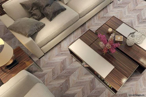 Пробковое покрытие CorkStyle Chevron Brown (1235*305*6 мм) HC в Иркутске