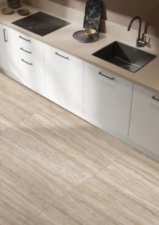 Керамогранит Vitra CityStone Травертин Линейный 60х120 (Натуральная и Реттифицированная) в Иркутске