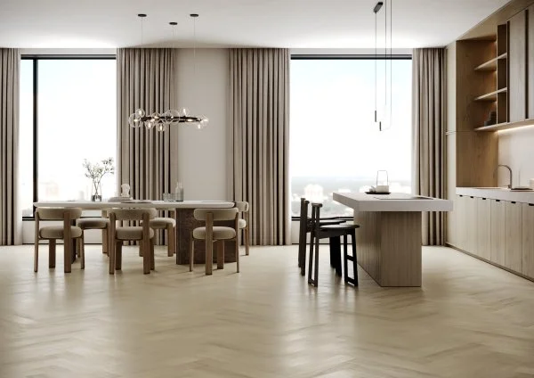 Паркетная доска Quartz Parquet Английская Ёлка Дуб Испанский 33-404 в Иркутске