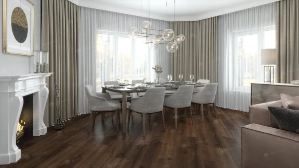 Каменно-полимерная плитка Alpine Floor Real Wood Дуб Мокка ECO 2-2, 6 мм 43 класс в Иркутске