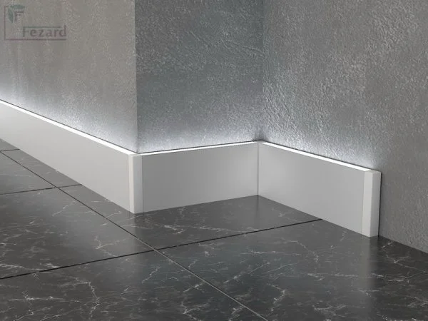 Алюминиевый плинтус Fezard Кабельный ALP-G80-LA Алюминий 80*15*2500 мм в Иркутске