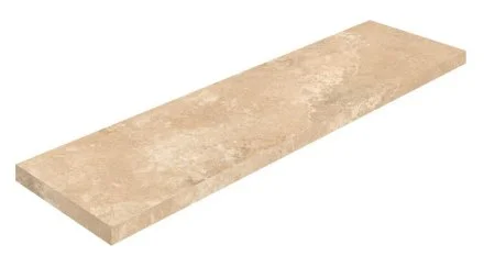Керамогранит Coliseum Аурелия Беж Ступень угловая левая (Натуральный, 33х120) в Иркутске