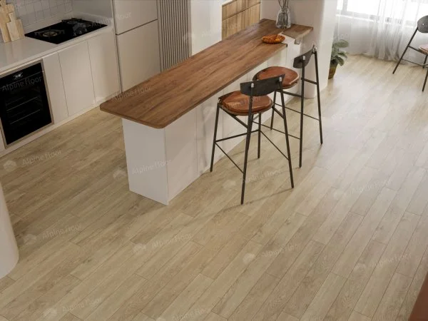 Каменно-полимерная плитка Alpine Floor Grand Sequoia Village Миндаль ECO 11-607 4мм, 43 класс в Иркутске