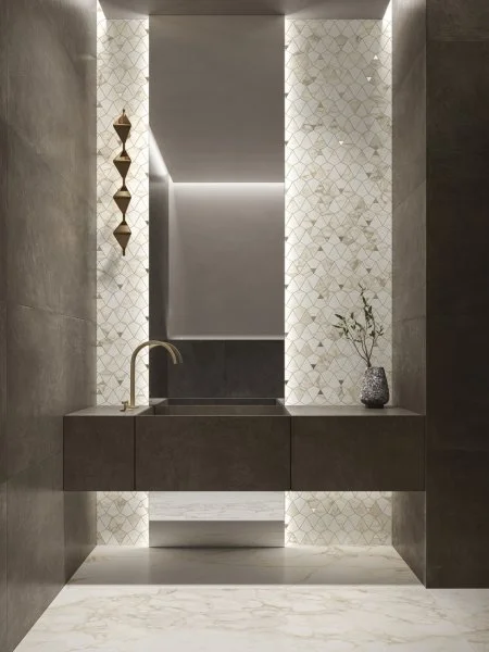 Керамогранит Italon Этернум Каррара Мозаика Вертекс 25.8х30 (Натуральная) в Иркутске