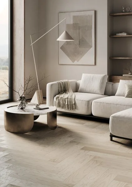 Паркетная доска Quartz Parquet Английская Ёлка Дуб Песочный 33-408 в Иркутске