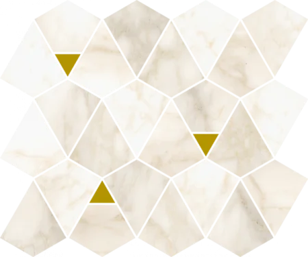 Керамогранит Italon Этернум Каррара Мозаика Вертекс 25.8х30 (Натуральная) в Иркутске