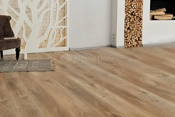 Кварц-виниловая плитка Alpine Floor Premium XL Дуб Природный Изысканный ЕСО 7-6, 8 мм. 43 класс в Иркутске