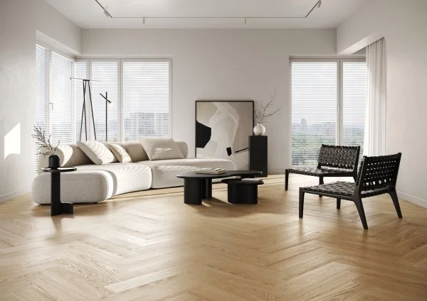 Паркетная доска Quartz Parquet Английская Ёлка Дуб Тоскана 33-407 в Иркутске